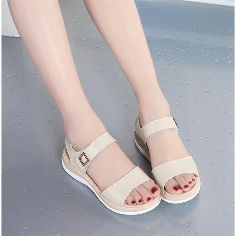 Sandalia plana - Mujer