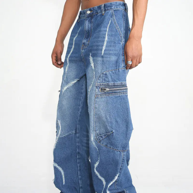 Pantalon Cargo Holgado - Hombre