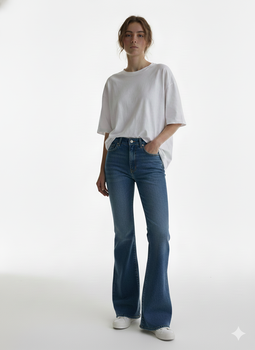 Pantalon Acampanado - Mujer