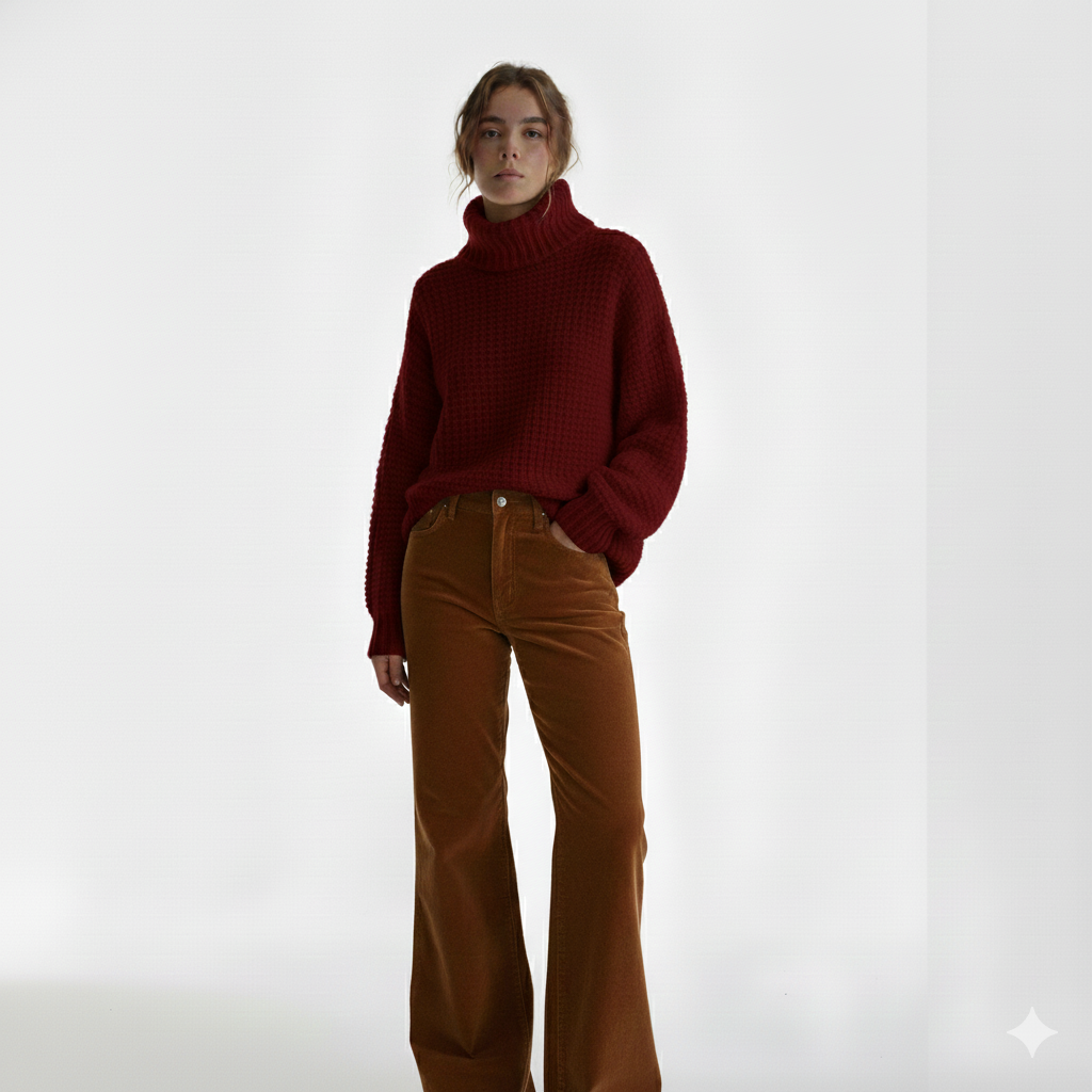 Suéter Tejido Ancho - Mujer