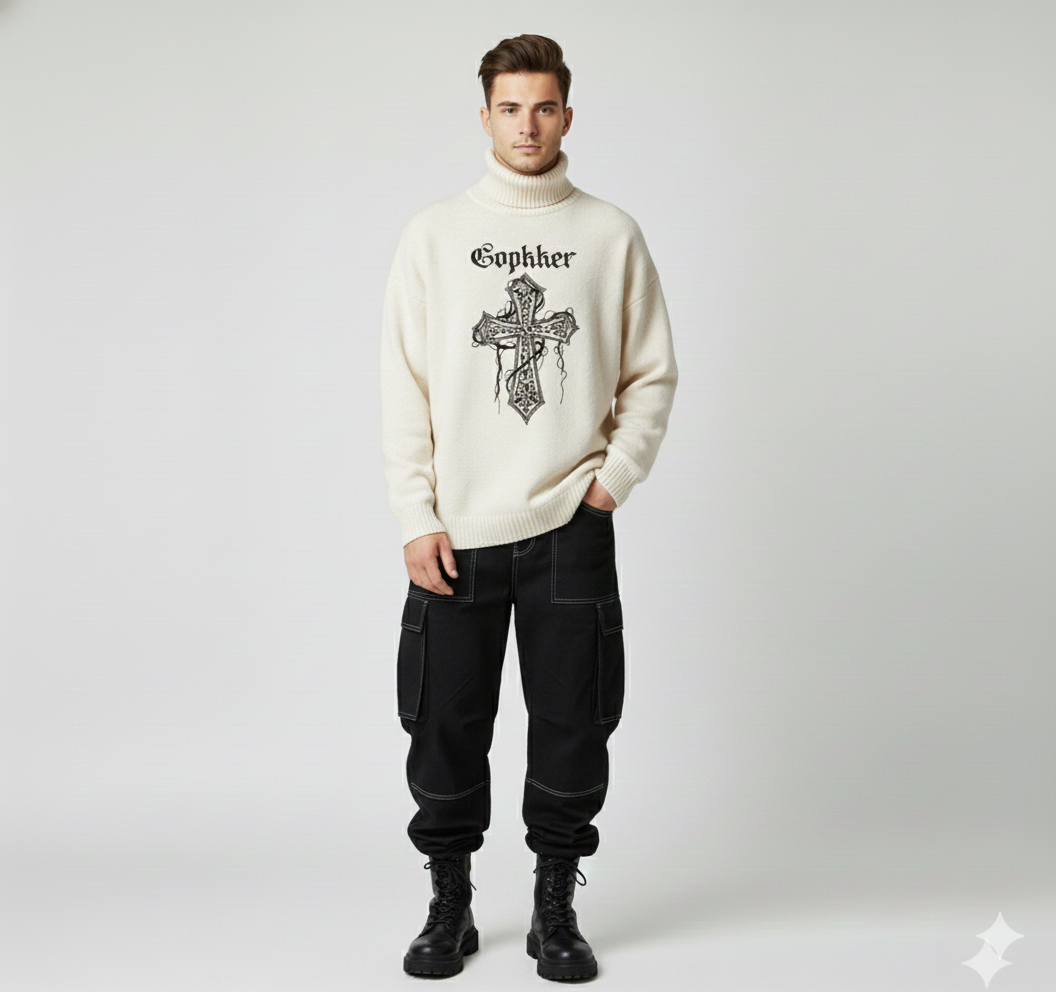 Suéter Hip Hop Coreano - Hombre